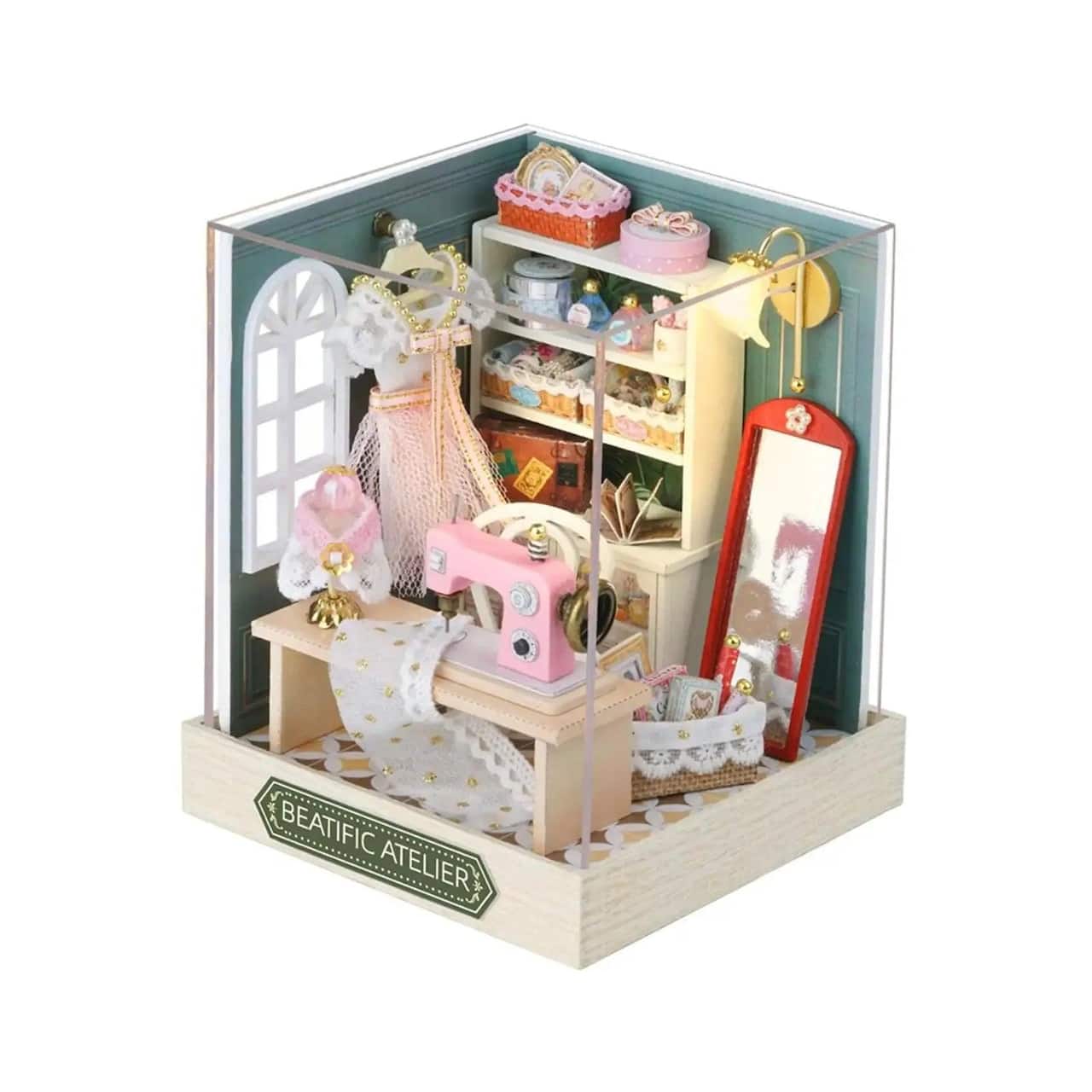 Wizardi Beatific Atelier Miniature Dollhouse Roombox Kit